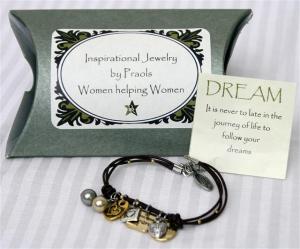 "inspirational jewelry-dream-charm-bracelets"